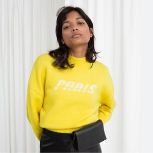 Yellow Paris Sweater💛